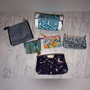 Estée Lauder and Lancôme cosmetic bags lot of 6